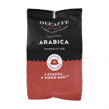 Lavazza A Modo Mio Arabica Compatible Capsules - 100 x 7g O'ccaff Lavazza A Modo Mio Arabica Compatible Capsules - 100 x 7g O'ccaff