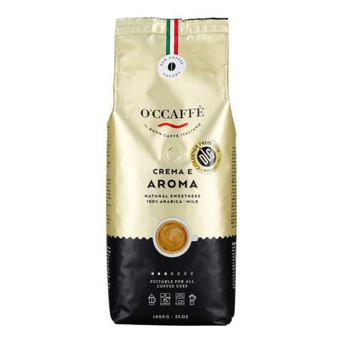 Caffe in grani Crema e Aroma 100% Arabica - 1000g