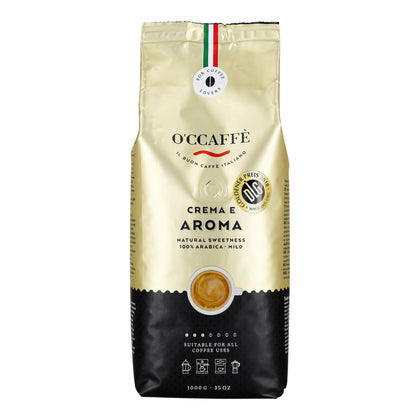 Caffe in grani Crema e Aroma 100% Arabica - 1000g