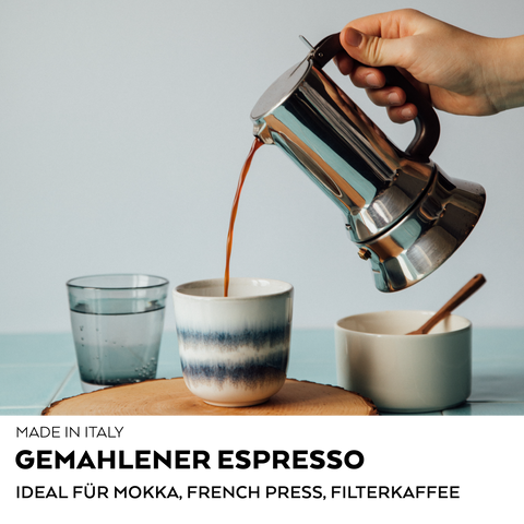 Ground for Moka Espresso Bar - 4 x 250 gr