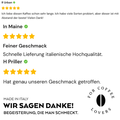 Caffe in grani Crema e Aroma 100% Arabica - 1000g