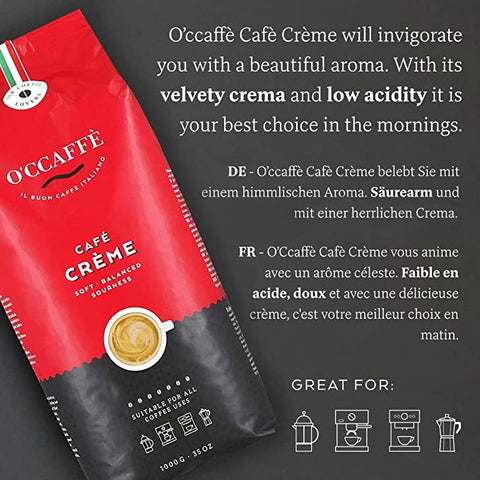 Kaffeebohnen Cafè Crème - 1000g